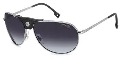 Carrera C Sport 18/s Polarized Svk/wj Men's Sunglasses Silver Size 63 In Matte Ruthenium Silver