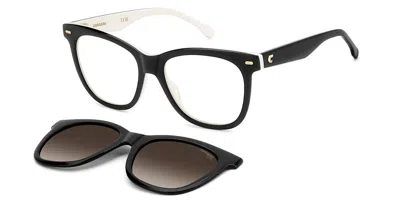 Carrera Ca 3098/c With Clip-on 80s/la Women's Glasses Black Size 53 - Free Lenses - Blue Light Block Availab