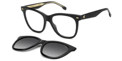 Carrera Ca 3098/c With Clip-on 807/wj Women's Glasses Black Size 53 - Free Lenses - Blue Light Block Availab
