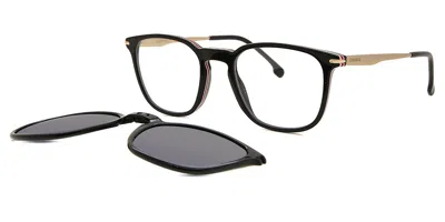 Carrera Ca 332/cs With Clip-on 807/wj Men's Glasses Black Size 50 - Free Lenses - Blue Light Block Available