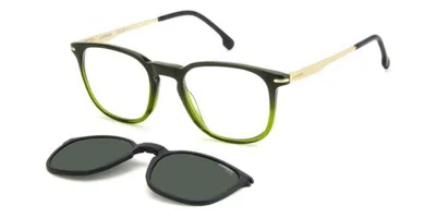 Carrera Ca 332/cs With Clip-on Men's Glasses, Green, Size 50 In Black