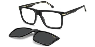 Carrera Ca 387/c With Clip-on 807/m9 Occhiali Da Vista Neri Per Uomo (solo Montatura) In Black