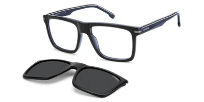 Carrera Ca 387/c With Clip-on Pjp/m9 Men's Glasses Blue Size 56 - Free Lenses - Blue Light Block Available