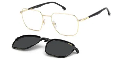 Carrera Ca 388/c With Clip-on J5g/m9 Men's Glasses Gold Size 53 - Free Lenses - Blue Light Block Available