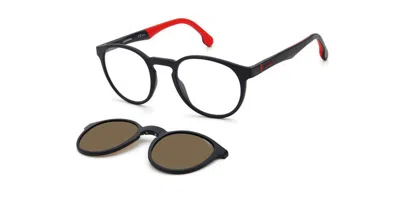 Carrera Ca 8044/cs With Clip-on 003/sp Occhiali Da Vista Neri Per Uomo (solo Montatura) In Brown
