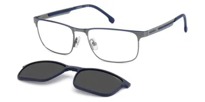Carrera Ca 8921/c With Clip-on V6d/m9 Occhiali Da Vista Argentati Per Uomo (solo Montatura)