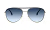 Carrera Ca Car A209 Gold Metal Pilot Sunglasses Blue Gradient Lens In Multi
