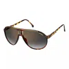 Carrera Unisex Sunglasses  Champion65-wr9-fq Gbby2 In Brown