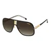 Carrera Ca Flaglab11 064 Ha Unisex Rectangle Sunglasses In Black