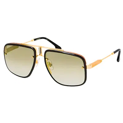 Carrera Ca Gloryii 001 86 Unisex Rectangle Sunglasses In Gold