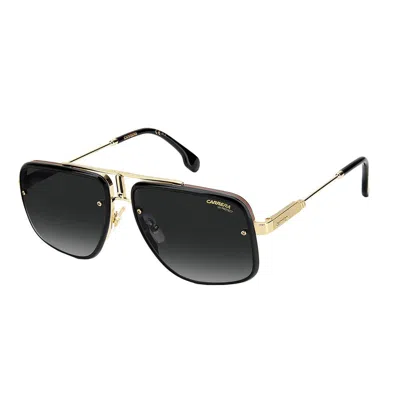 Carrera Ca Gloryii Rhl 9o Unisex Rectangle Sunglasses In Gold
