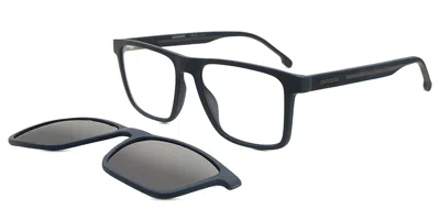 Carrera Ca8061/cs With Clip-on Men's Glasses, Clear, Size 55 In Black