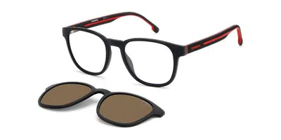 Carrera Ca8062/cs With Clip-on Men's Glasses, Clear, Size 51 In Black