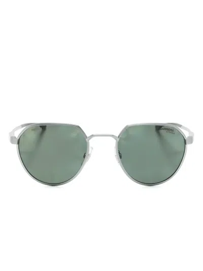 Carrera Carduc 036/s Geometric-frame Sunglasses In Silver