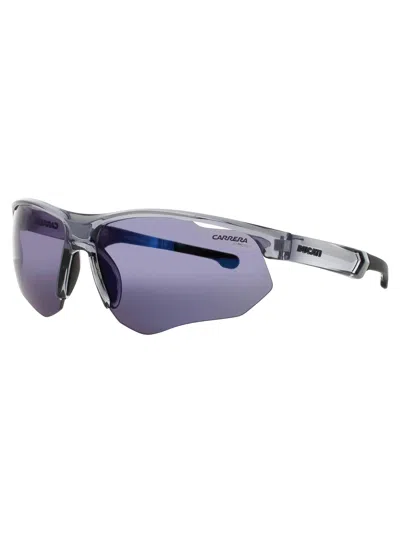 Carrera Carduc 044/s Sunglasses In Grey - Sky Blue Mirror