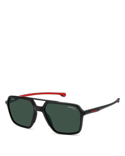 Carrera Carduc Square Sunglasses, 55mm In Black Red/gray