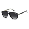 Carrera Black Gold Acetate Sunglasses In Black
