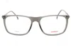 Carrera Rectangle-frame Glasses In Grey/clear Demo Lens