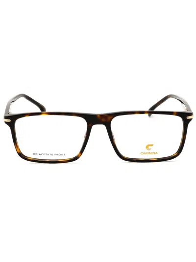Carrera 347 Rectangle-frame Glasses In Brown