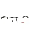 Carrera Rectangle-frame Glasses In Black/clear Demo Lens