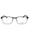 Carrera Rectangular-frame Glasses In Black  / Clear Demo Lens