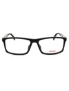 Carrera Rectangle-frame Glasses In Black/clear Demo Lens