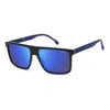 Carrera Rectangle-frame Sunglasses In Blue