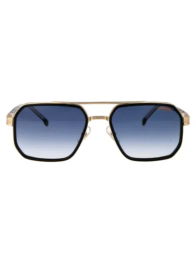 Carrera Blk Gold B Metal Sunglasses In Blue