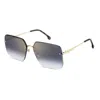 Carrera 3044/s Dm2-1v Women's Sunglasses - Light Gold Frame, Blue Gradient Lenses