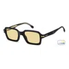 Carrera Black Yellow Acetate Sunglasses In Black