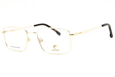 Carrera 343us Gold-tone Rectangular Metal Eyeglasses