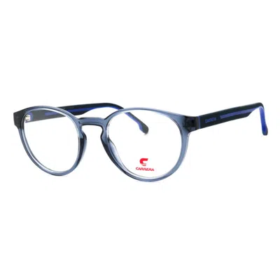 Carrera 8886 Round Full Rim Eyeglasses In Blue