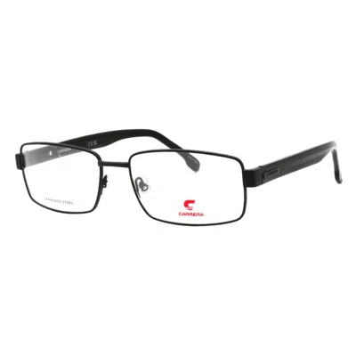 Carrera 8887 Stainless Steel Rectangle Eyeglasses In Black