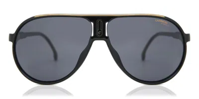 Carrera Champion65/n 807/ir Occhiali Da Sole Neri Per Uomo In Gray
