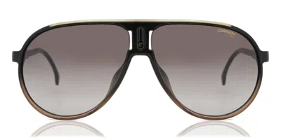 Carrera Champion65/n Dcc/ha Men's Sunglasses Brown Size 62 In Gray