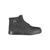 Carrera Chic Black Lace-up Boots With Contrast Details In Black
