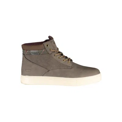 CARRERA CHIC BROWN LACE-UP BOOTS WITH CONTRAST DETAILS