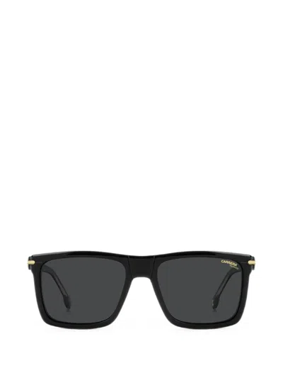 Carrera Clip-on Square-frame Glasses In Black
