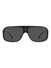 Carrera Cool 65 Unisex Matte Black/polarized Sunglasses In Multi