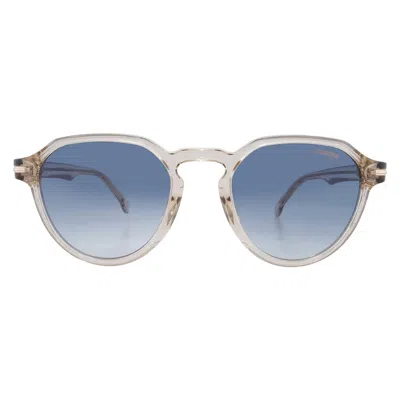 Carrera Dark Blue Shaded Oval Unisex Sunglasses  314/s 010a/08 50 In Metallic
