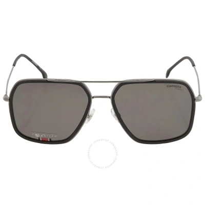 Carrera Dark Grey Navigator Men's Sunglasses  273/s 0003/m9 59 In Black / Dark / Grey