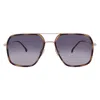 Carrera Dark Grey Shaded Navigator Men's Sunglasses  273/s 0086/9o 59 In Brown