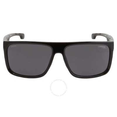 Carrera Dark Grey Square Men's Sunglasses  Ducati 011/s 0807/ir 61 In Black / Dark / Grey