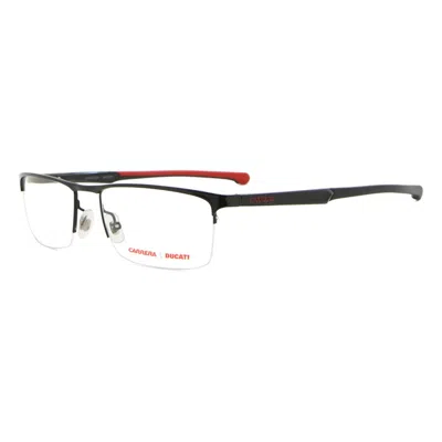 Carrera Demo Rectangular Men's Eyeglasses Carduc 009 0oit 57 In Black
