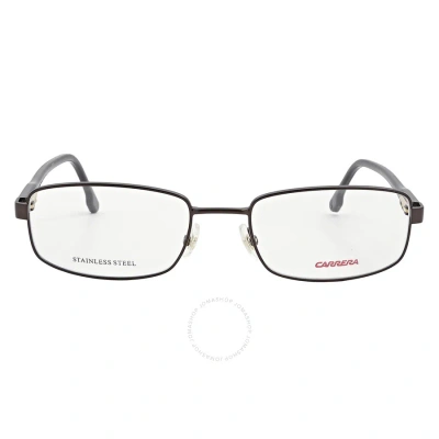 Carrera Demo Rectangular Men's Eyeglasses  264 009q 55 In Brown