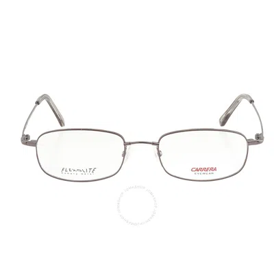 Carrera Demo Rectangular Men's Eyeglasses  7370 0tz2 52 In Metallic