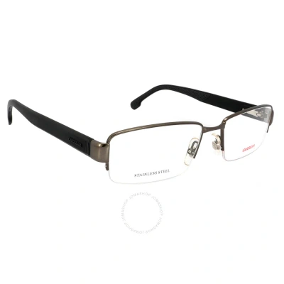 Carrera Demo Rectangular Men's Eyeglasses  8850 0r80 56 In Ruthenium