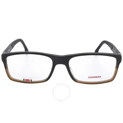 Carrera Demo Rectangular Men's Eyeglasses  8852 0r60 55 In Black