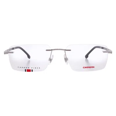 Carrera Demo Rectangular Men's Eyeglasses  8853 0010 55 In Silver