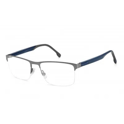 Carrera Demo Rectangular Men's Eyeglasses  8870 0r80 55 In Blue